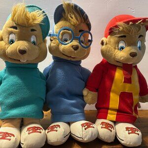 Alvin & The Chipmunks 17" Plush, 1993